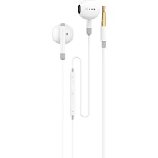 Amazingthing 3.5mm Kulak Içi Kablolu Kulaklık 1.2m Beyaz