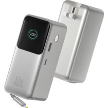 Wiwu PM-501 Power Mega Serisi Type-C Çıkışlı Taşınabilir Powerbank Pd 67W 15000MAH Gümüş