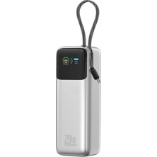 Wiwu PM-201 Power Mega Serisi Type-C Çıkışlı Taşınabilir Powerbank Pd 240W 27000MAH Gümüş