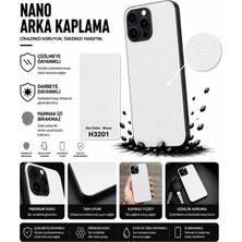 Astakos 3m Küçük Desen Liçi Doku Beyaz Arka Kaplama Oppo Reno 8 Pro 5g
