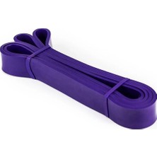 Sporio Direnç Lastiği Pilates Latex 32 mm Mor Güç Bandı Fitness Resistance Powerband En Sert Aerobik Squat