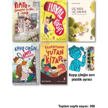 Timaş Çocuk Pepito ve Dünyanın En Sıkıcı Sokağı Hayal Kaşifi Üç Kedi Hikaye Kayıp Çileğin Sırrı Kahramanını Yutan Kitap
