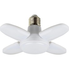 Hace Bazaar Eco Lounge Noas YL90 0021 Manolya Pervane LED Ampul 20W Beyaz Işık E27 Duy