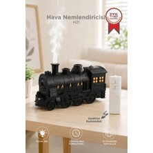 Torima Hava Nemlendiricisi Led Işıklı Aroma Difüzör Tren Tasarım Ultrasonik 300 ML H21 Siyah
