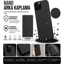 Astakos Oppo Reno 11 Fs Uyumlu H3304 Deri Siyah Serisi 3m Arka Kaplama