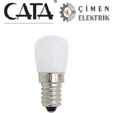 Hace Bazaar Cata Ct 4261 2W Buz Dolabı LED Ampul 6400K Beyaz Işık E14 Duy