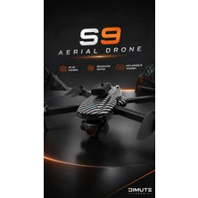 Dimute Shop S9 Aerial Drone Hd 4K Kamera Brushless Motor 3000MAH Batarya