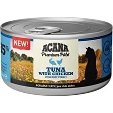 Acana Premium Ezme Tuna Balıklı ve Tavuk Etli 85 gr Yetişkin Konserve Kedi Maması