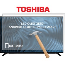Toshiba 65QV1563DT Tv Ekran Koruyucu - Toshiba 65" Inç QLED Kırılmaz Ekran Koruyucu
