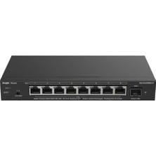 Ruijie Ruıjıe Reyee RG-ES209MG-P 8 Port 10/100/1000/2500 Multi-Gigabit 8 Port Poe+ 1x 10G Sfp 130W Rujıe Cloud Yonetılebılır De