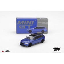 Mını Gt Mini Gt Bmw M3 Competition Touring Portimao Blue Metallic MGT01090 1:64 Diecast Model Araba