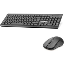 Dorasan Ireless Klavye Mouse Set Q Siyah HD840