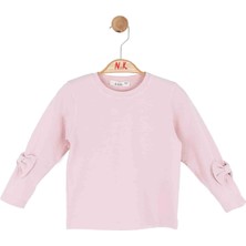 Nk Kids Kız Çocuk Kolları Fiyonklu Badi NK-31625