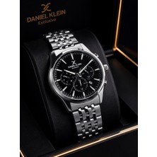 Daniel Klein Damat ve Takım Elbiseye Özel 2 Yıl Garantili Çelik Kordon Erkek Kol Saati VS.BLKT.1066