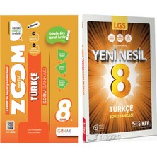 Günay Yayınları 8. Sınıf Zoom Serisi Türkçe Soru Bankası ve Yeni Nesil Türkçe Soru Bankası
