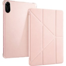 Bezos Redmi Pad 2 Kalemlikli Mars Tablet Kılıfı - Rose Gold