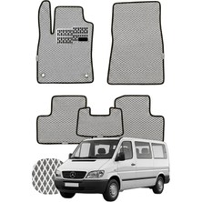 Mercedes Vaneo 2002-2005 W414 Özelleştirilebilir Tam Set Premium Eva Paspas - Gri