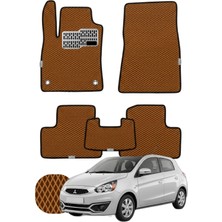 Mitsubishi Space Star 2012 ve Sonrası Özelleştirilebilir Tam Set Premium Eva Paspas - Taba