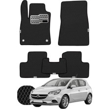 Opel Corsa 2014-2019 Özelleştirilebilir Tam Set Premium Eva Paspas - Siyah