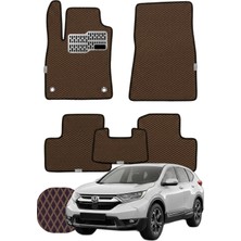 Honda Cr-V 2017-2022 Özelleştirilebilir Tam Set Premium Eva Paspas - Kahverengi