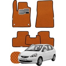 Honda Jazz Hb 2001-2008 Özelleştirilebilir Tam Set Premium Eva Paspas - Turuncu
