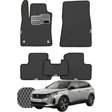 Peugeot 5008 2024 ve Sonrası Özelleştirilebilir Tam Set Premium Eva Paspas - Füme