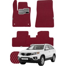 Kia Sorento 2009-2014 Özelleştirilebilir Tam Set Premium Eva Paspas - Bordo