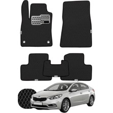 Kia Cerato 2012-2018 Özelleştirilebilir Tam Set Premium Eva Paspas - Siyah