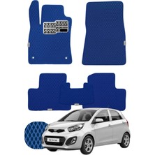 Kia Picanto 2011-2017 Özelleştirilebilir Tam Set Premium Eva Paspas - Lacivert
