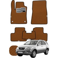 Kia Sorento 2002-2009 Özelleştirilebilir Tam Set Premium Eva Paspas - Taba