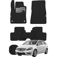 Mercedes B Serisi 2011-2018 W246 Özelleştirilebilir Tam Set Premium Eva Paspas - Siyah