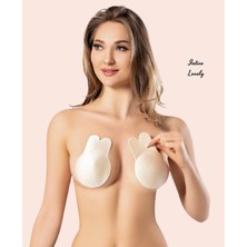 Intive Lingerie Intive Soft Tavşan Kulak Ten Rengi Parlak Kumaş Detaylı Lazer Kesim Göğüs Ucu Kapatıcısı