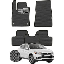 Mitsubishi Asx 2010-2021 Özelleştirilebilir Tam Set Premium Eva Paspas - Füme