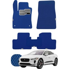 Jaguar I-Pace 2018 ve Sonrası Özelleştirilebilir Tam Set Premium Eva Paspas - Lacivert