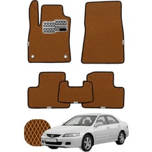 Honda Accord 2002-2008 Özelleştirilebilir Tam Set Premium Eva Paspas - Taba