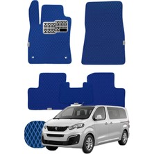 Peugeot Expert Traveller 2016 ve Sonrası Özelleştirilebilir Tam Set Premium Eva Paspas - Lacivert