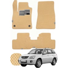 Chery Tiggo 3 2005-2016 Özelleştirilebilir Tam Set Premium Eva Paspas - Bej