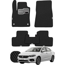 Fiat Egea Stw 2016 ve Sonrası Özelleştirilebilir Tam Set Premium Eva Paspas - Siyah