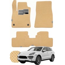 Porsche Cayenne 2010-2017 Özelleştirilebilir Tam Set Premium Eva Paspas - Bej