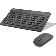 Dorasan Kablosuz Bluetooth Smart Klavye ve Mouse Seti - Siyah