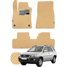 Kia Sportage 2004-2010 Özelleştirilebilir Tam Set Premium Eva Paspas - Bej