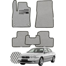 Jaguar X-Type 2001-2009 Özelleştirilebilir Tam Set Premium Eva Paspas - Gri
