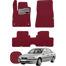 Opel Vectra 1988-1995 Özelleştirilebilir Tam Set Premium Eva Paspas - Bordo