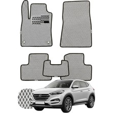 Hyundai Tucson 2015-2020 Özelleştirilebilir Tam Set Premium Eva Paspas - Gri