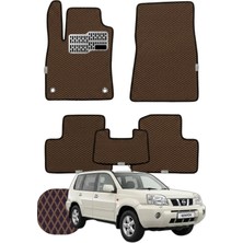 Nissan X-Trail 2000-2007 Özelleştirilebilir Tam Set Premium Eva Paspas - Kahverengi