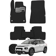 Citroen C3 Aircross 2017 ve Sonrası Özelleştirilebilir Tam Set Premium Eva Paspas - Siyah
