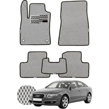Audi A6 2004-2011 Özelleştirilebilir Tam Set Premium Eva Paspas - Gri