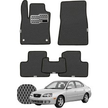 Hyundai Elantra 2000-2006 Özelleştirilebilir Tam Set Premium Eva Paspas - Füme