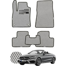 Mercedes C Serisi Cabrio 2016-2023 A205 Özelleştirilebilir Tam Set Premium Eva Paspas - Gri