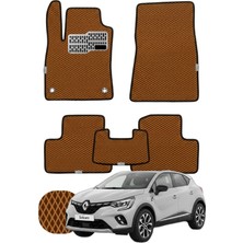 Renault Captur 2019 ve Sonrası Özelleştirilebilir Tam Set Premium Eva Paspas - Taba